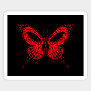 Butterfly skull Magnet